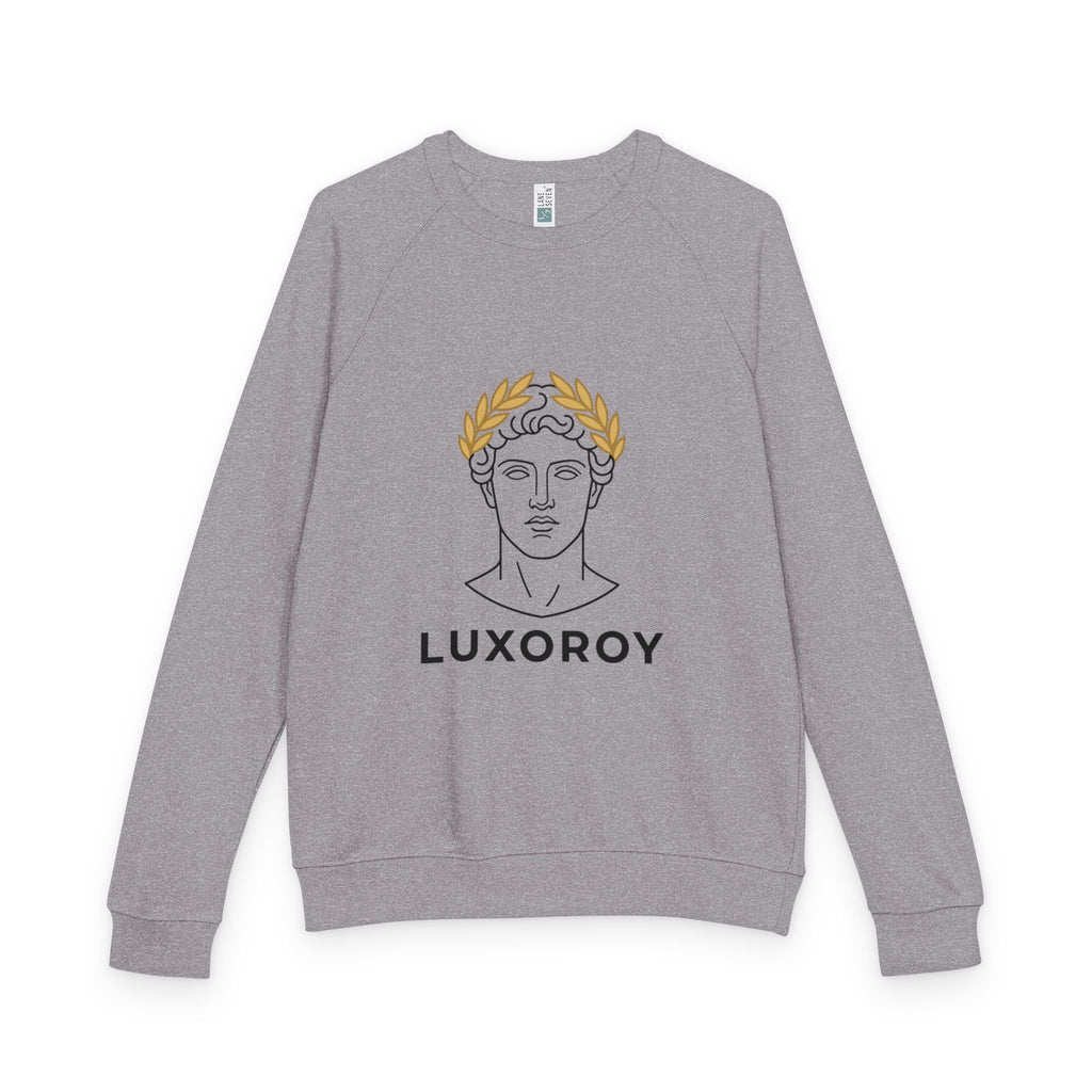 Luxoroy Laurel Crewneck Sweatshirt — Classic Greek Bust Graphic